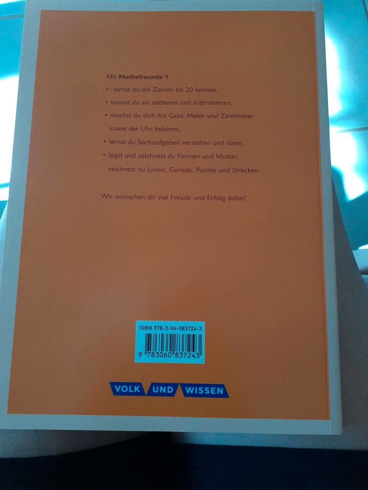 Mathe Buch 1.klasse in Unterwellenborn