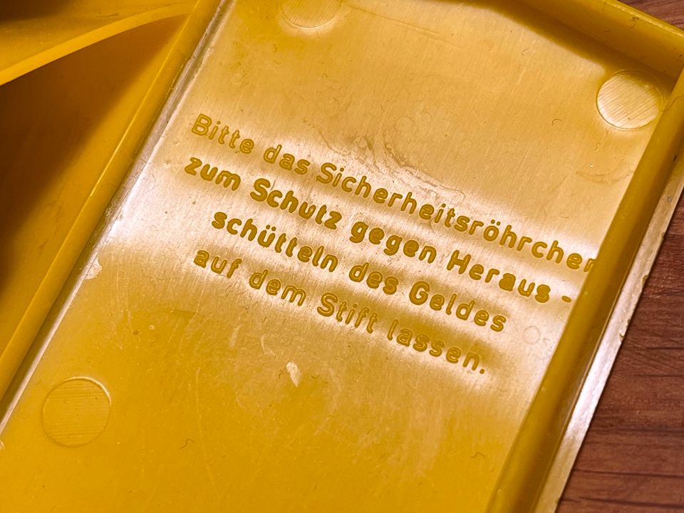 Spardose der Postsparkasse Briefkasten mit Schlüssel in Bamberg