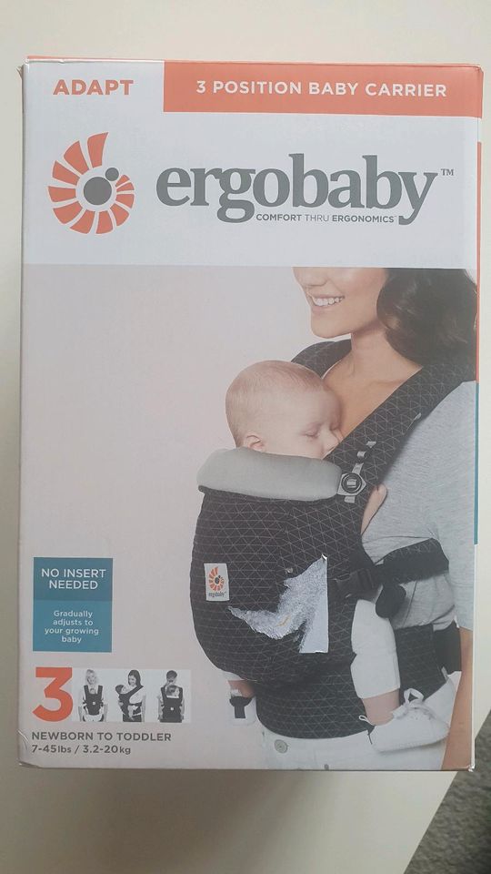 Ergobaby Adapt Carrier geo black Trage in Neukirch