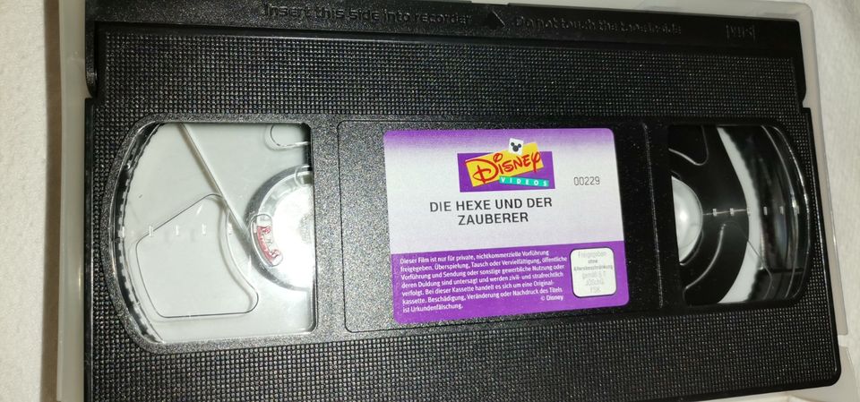 WALT DISNEY CLASSIC VHS KASSETTE MEISTERWERK HALOGRAMM SAMMLERSTÜ in Schwegenheim