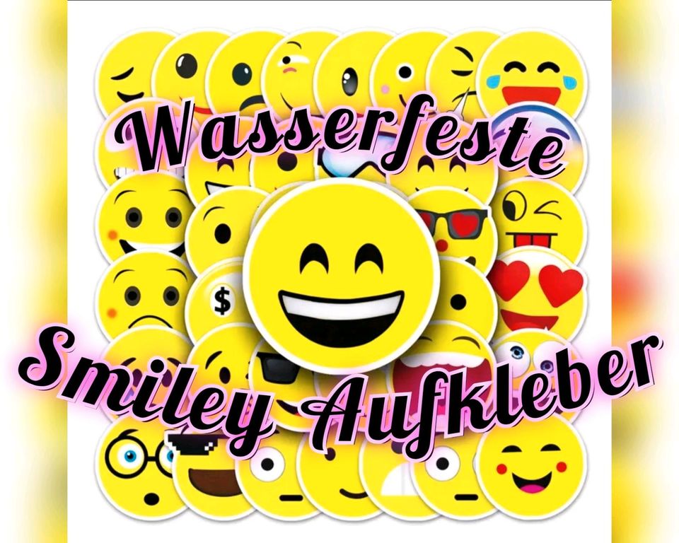 Smiley Aufkleber ⭐️ dapinki Mitgebsel⭐️ Kindergeburtstag Giveaway in Hamburg