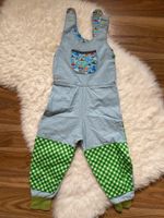 Handmade Latzhose mit Po- und Kniebesatz, 92/98 Romper, Jumpsuit Bayern - Diespeck Vorschau