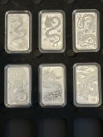 Set Rechteck Silberbarren Australien 6 x 1 oz Silber Nordrhein-Westfalen - Selfkant Vorschau