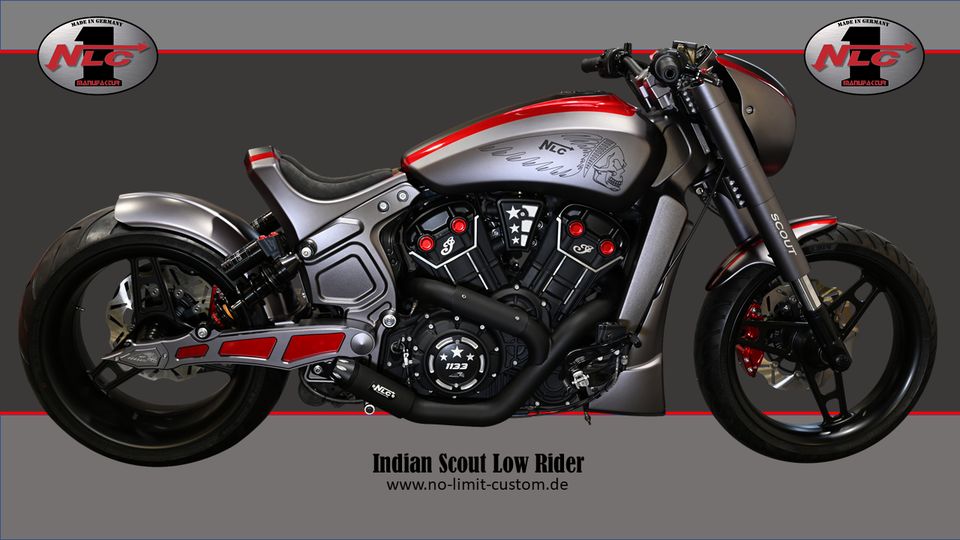 Indian Scout Kühlerblende "Racing" alle Baujahre in Hüffenhardt