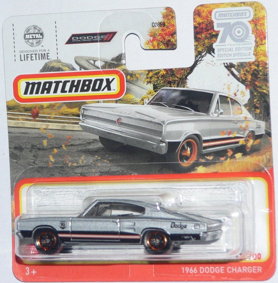 Matchbox 2023 #12/100 ´66 1966 Dodge Charger NEU OVP MAN 1291 in Pegau
