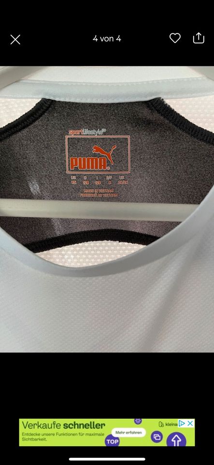 Puma Trainingsshirt, Größe 128 in Weilerbach