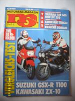 mo 4/89 Kawasaki ZX-10 Yamaha FZR 600 BMW K1 Suzuki GSX-R 1100 Mecklenburg-Vorpommern - Boizenburg/Elbe Vorschau