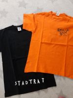 2 T-SHIRTS, FRUIT OF THE LOOM, GR. 152, schwarz orange Bayern - Forchheim Vorschau