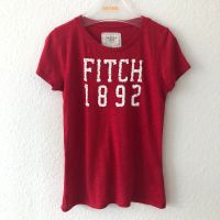 Abercrombie & Fitch T-Shirt rot Logo Pailletten Basic S Niedersachsen - Oldenburg Vorschau