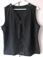 Shein Top Lochspitze Shirt Gr. 44 XXL schwarz Ludwigslust - Landkreis - Hagenow Vorschau
