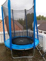 Trampolin 183 cm Durchmesser mit Leiter und Abdeckung zu verkaufe Hessen - Hünfeld Vorschau