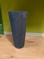 Blumenvase blau Keramik hoch schmal Nordrhein-Westfalen - Bedburg-Hau Vorschau