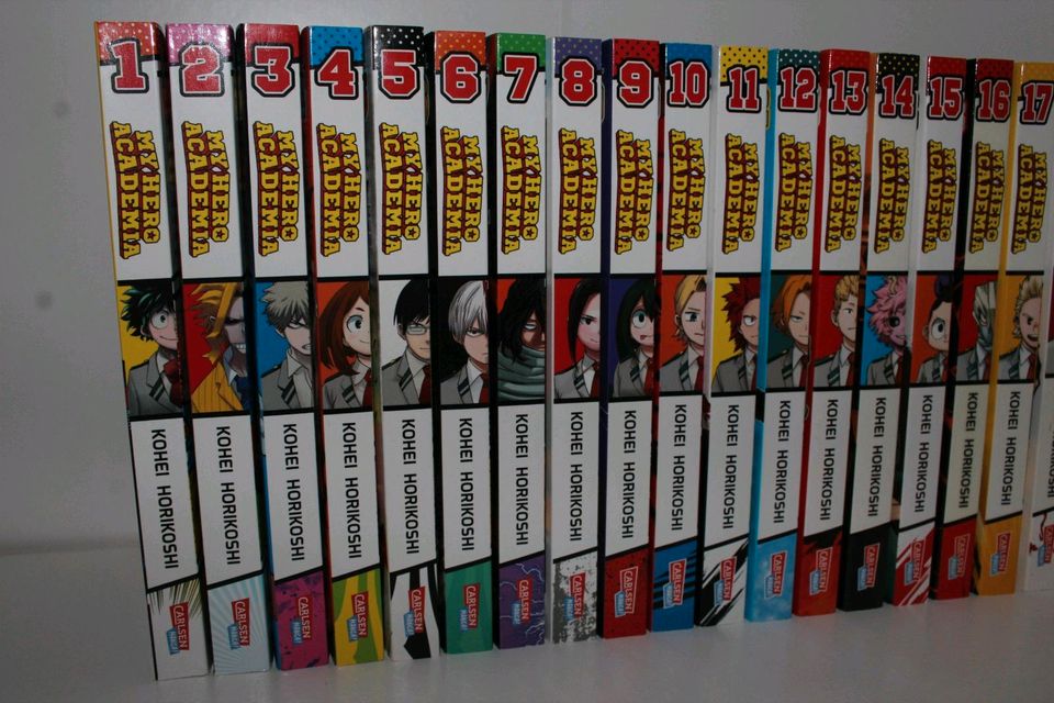 My Hero Academia 1-22 + data book in Geist