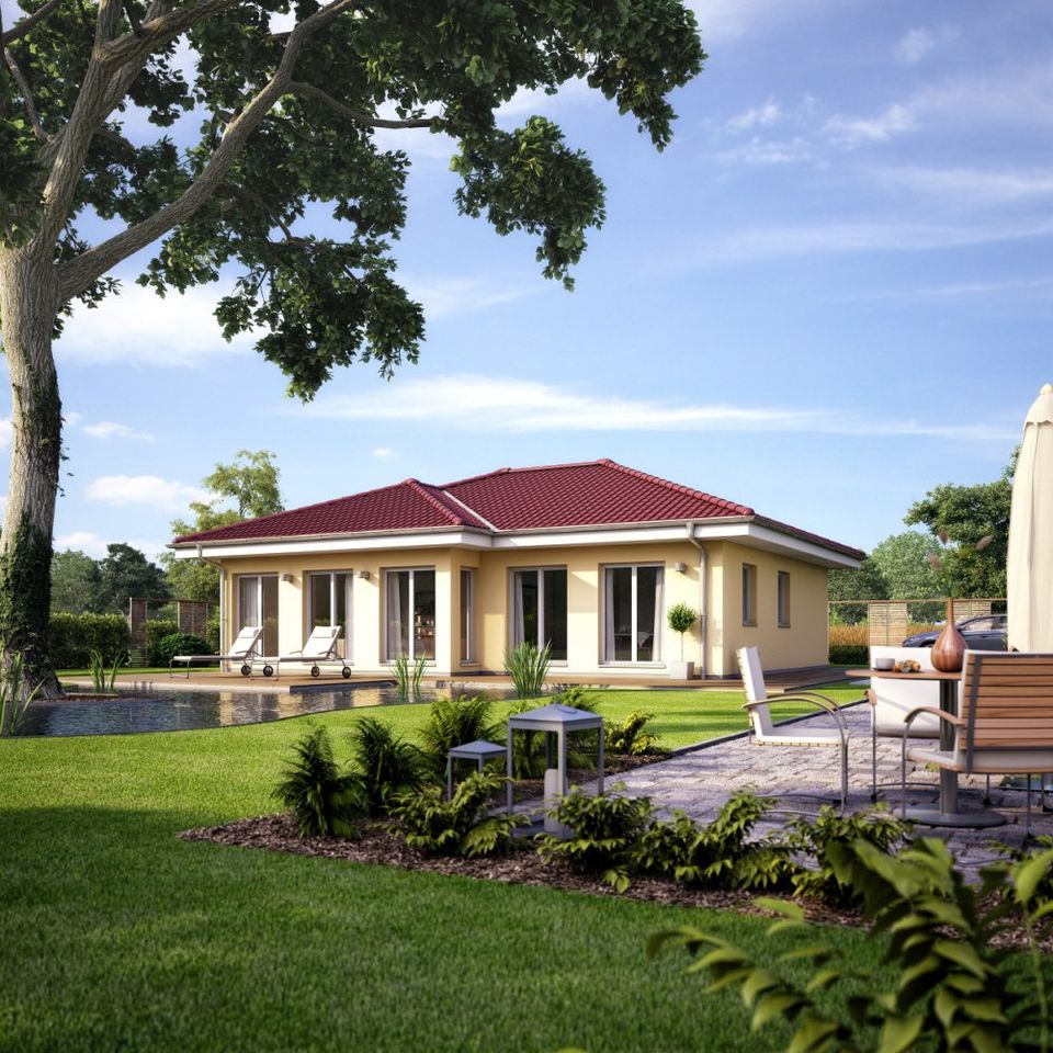 Leben auf einer Ebene - Ambience 100 - einer unserer Bungalows in Dassel