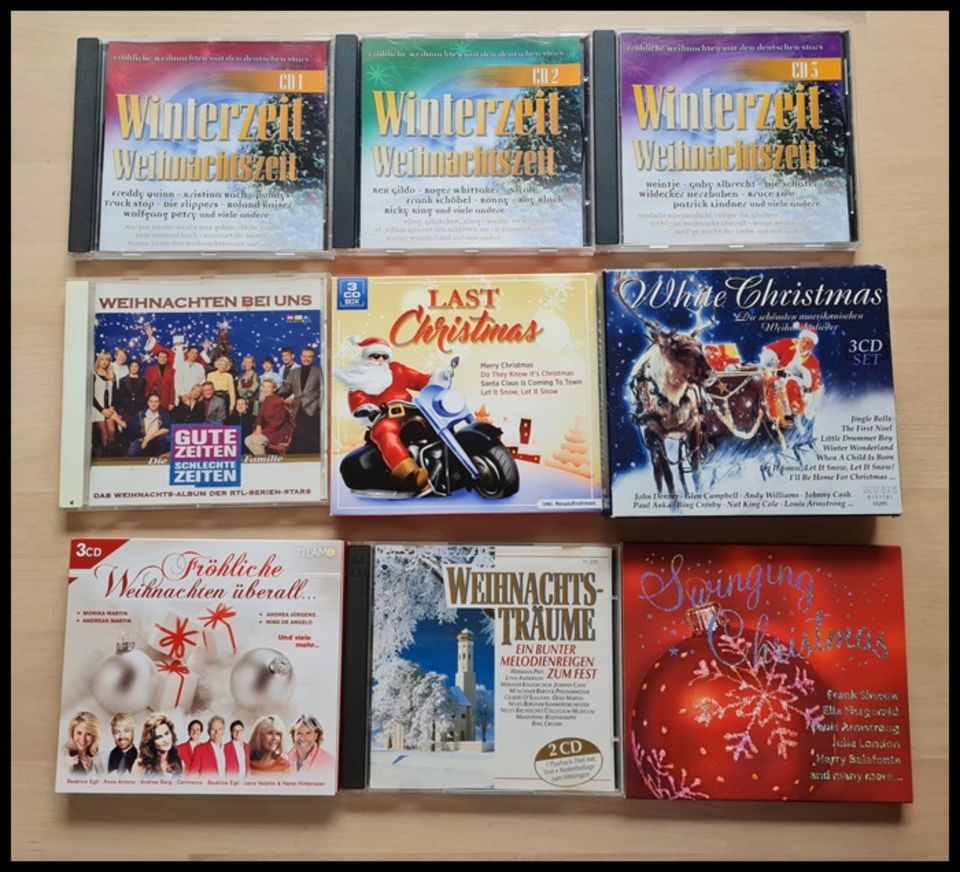 Weihnachts CD's 3 x 3 +6 Stck.  15 CDs in Salzgitter