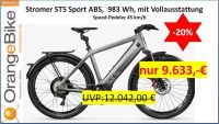 S-Pedelec Stromer ST5 Sport ABS - statt UVP 12.042,- €, Speed-Pedelec 45 km/h, 983 Wh, mit Vollausstattung für Pendler „OrangeBikeConcept Karlsruhe E-Bike Pedelec Elektro Fahrrad" 6337 Baden-Württemberg - Karlsruhe Vorschau