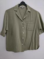 Only Bluse Leinen XS grün khaki Hessen - Bensheim Vorschau