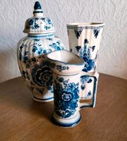 "DELFT HOLLAND" handgemalte Vase/Vase mit Deckel/Krug Niedersachsen - Lindern (Oldenburg) Vorschau