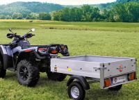 Stema Quad,ATV PKW Anhänger 350 kg inkl.Stützrad Stahl-Bordwände Sachsen-Anhalt - Halberstadt Vorschau