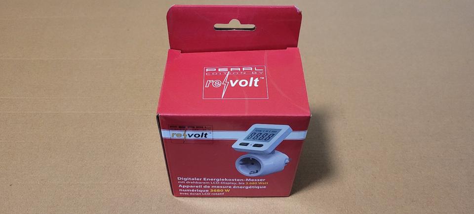 revolt Digitaler Energiekostenmesser mit 180° drehbarem Display in Teuchern
