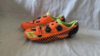 Gaerne Carbon Fiber Radschuhe Größe 45 orange Rennradschuhe Baden-Württemberg - Heroldstatt Vorschau