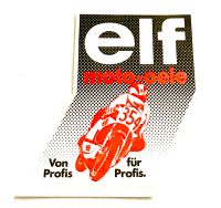ELF Motoröl 1981 Vintage GP Motor Racing Sticker Ad! esso BP Shel Pankow - Prenzlauer Berg Vorschau
