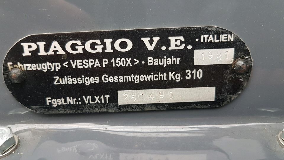 Vespa Piaggio P150x PX 150 VBB Umbau in Wunstorf