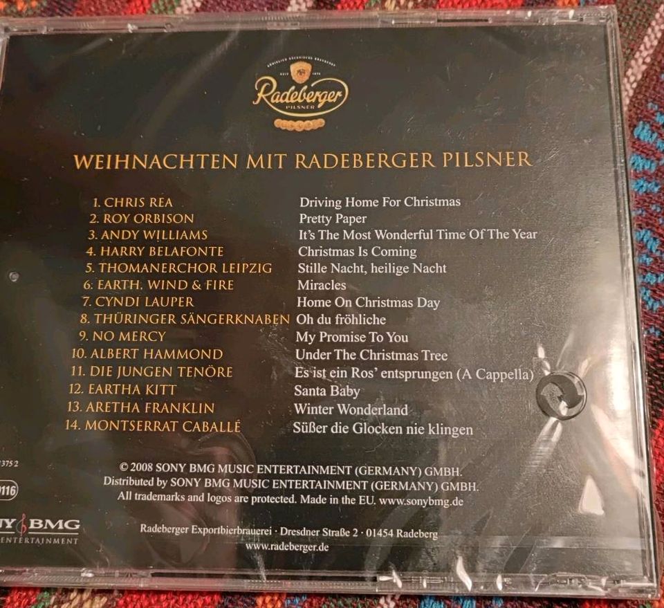 Radeberger Pilsener Weihnachts CD in Krauschwitz