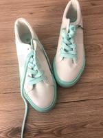 Sneaker **weiß/türkis** NEU - Gr. 41 Bayern - Niederfüllbach Vorschau