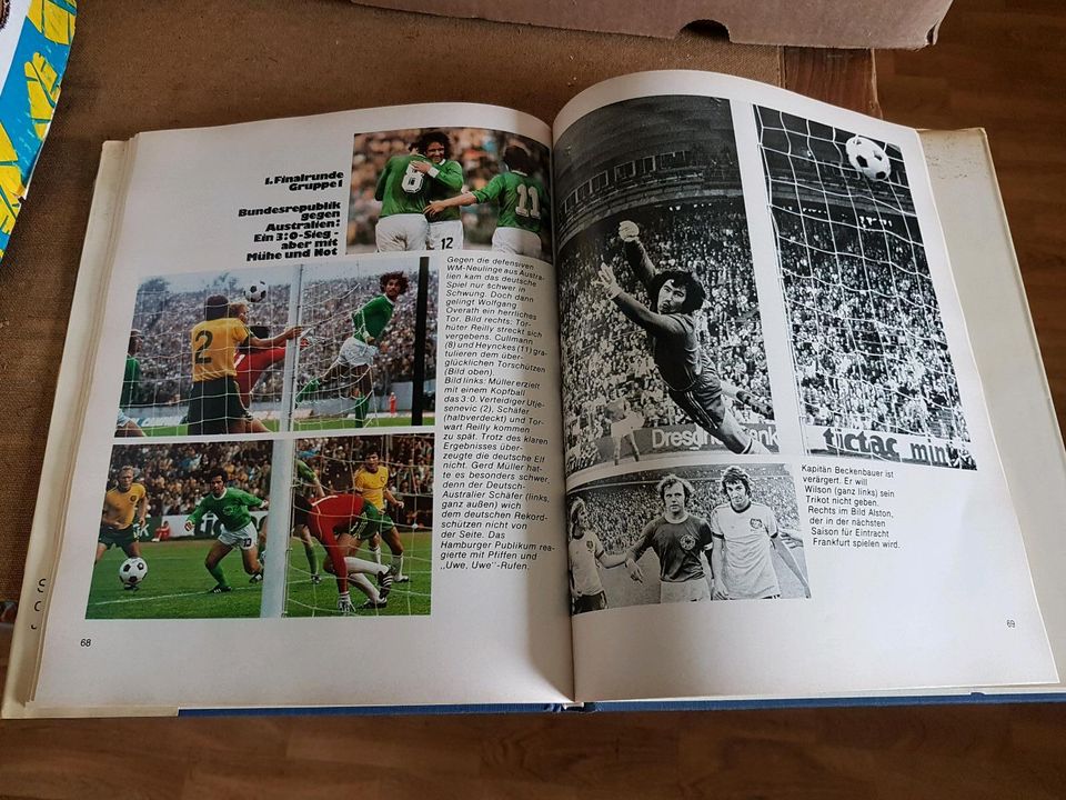 Buch Fussball WM 1974 der große Sieg Deutschland in Plattling