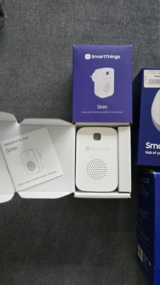 Samsung Smartthings 3er Set Smart Home / Hub Camera Sirene in Untersiemau