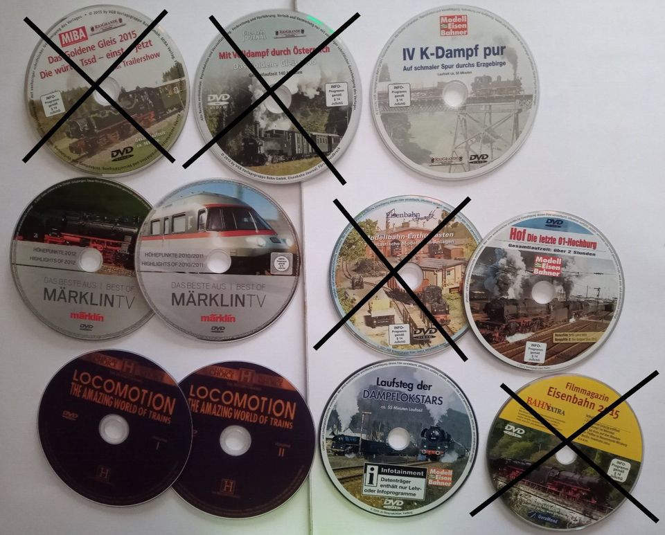 Dampflok- bzw. Eisenbahn-DVDs in Staufen im Breisgau