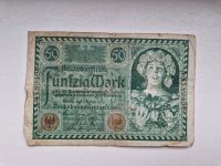 Reichsbanknote 50 Mark von 1920 rotes Siegel Nordrhein-Westfalen - Ochtrup Vorschau