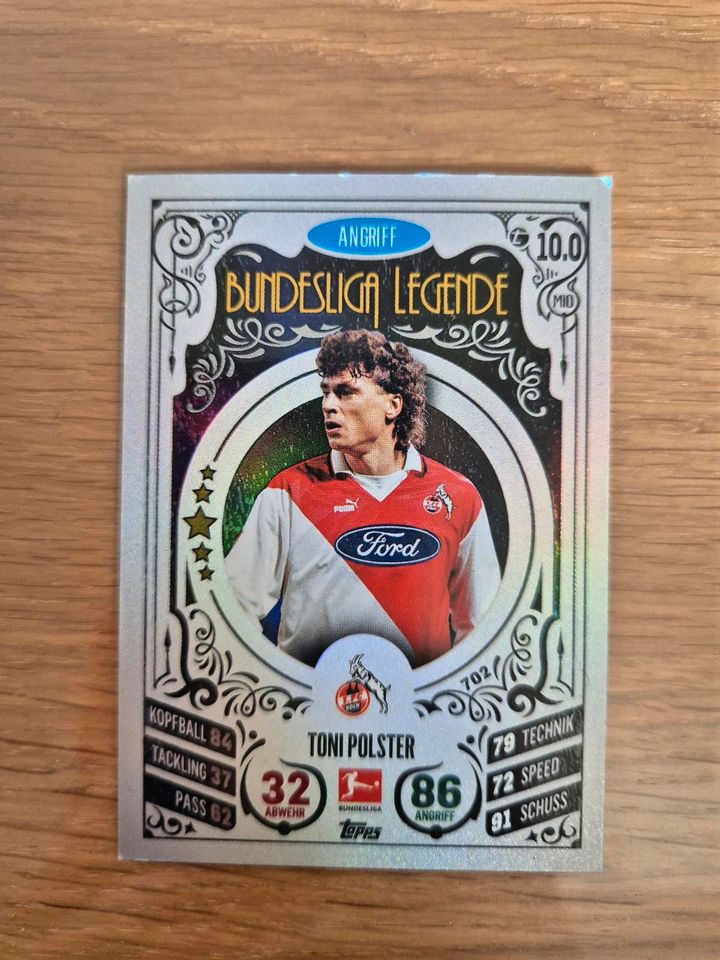 Match Attax Bundesliga Legende TONI POLSTER 20/21 in Fürstenstein