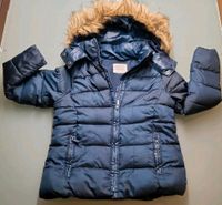 ZARA GIRLS Winterjacke, Gr.116, blau mit Kunstfellkapuze, TOP Nordrhein-Westfalen - Korschenbroich Vorschau