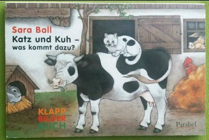 Katz und Kuh- was kommt dazu ? Klapp Bilderbuch/Bauernhof Parabel in Erfurt