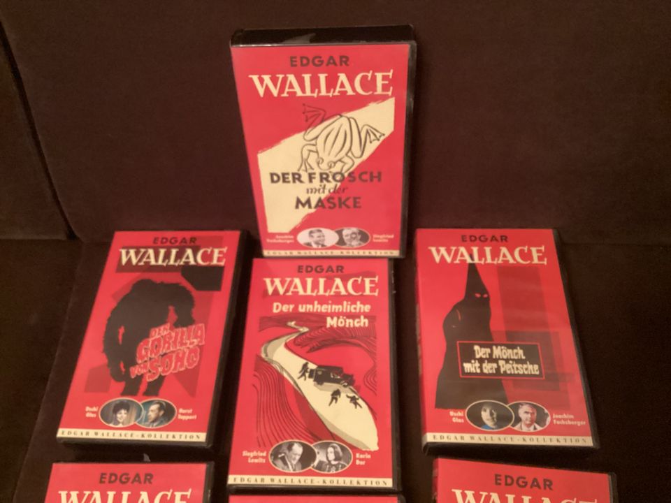 Edgar Wallace (Rote Reihe) 7 VHS Videokassetten je €3,- in Neuwied