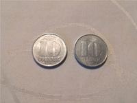 Geldstück Münze 2x 10 Pfennig DDR Geld 1967 1968 Bayern - Thurnau Vorschau