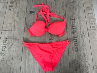 Bikini H&M Gr 42 gepolsterte Cups Neckholder neuwertig pink orang Nordrhein-Westfalen - Moers Vorschau