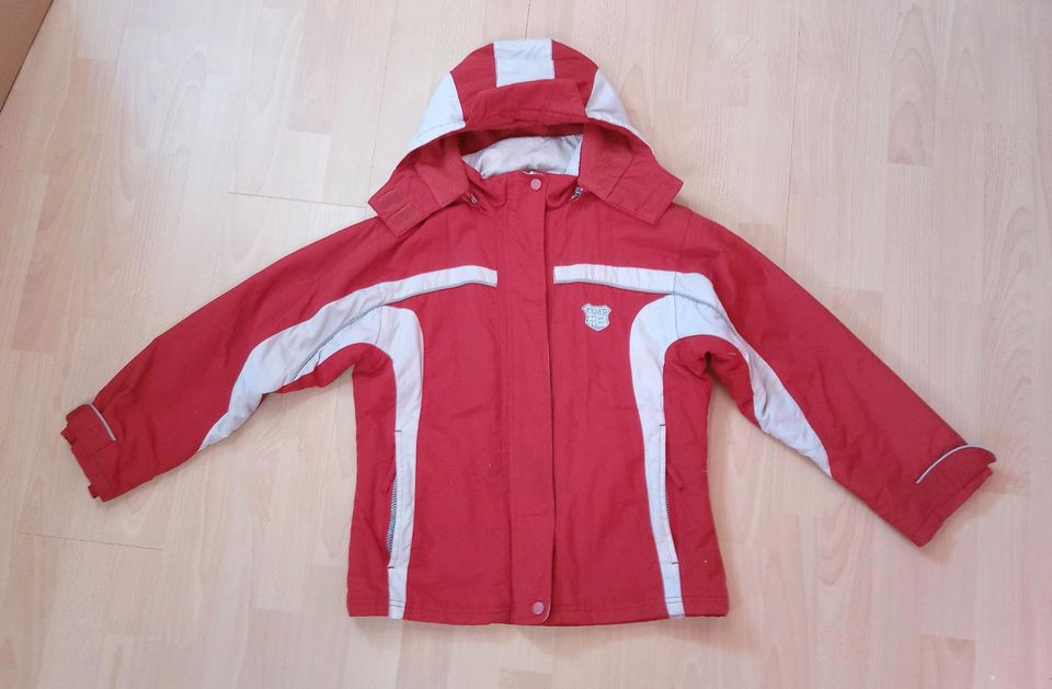 robuster Anorak, Jacke - Gr.  146 -  rot/weiß in Berlin