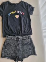 H&M Jeans Shorts Only Tshirt Gr 158 Bayern - Augsburg Vorschau