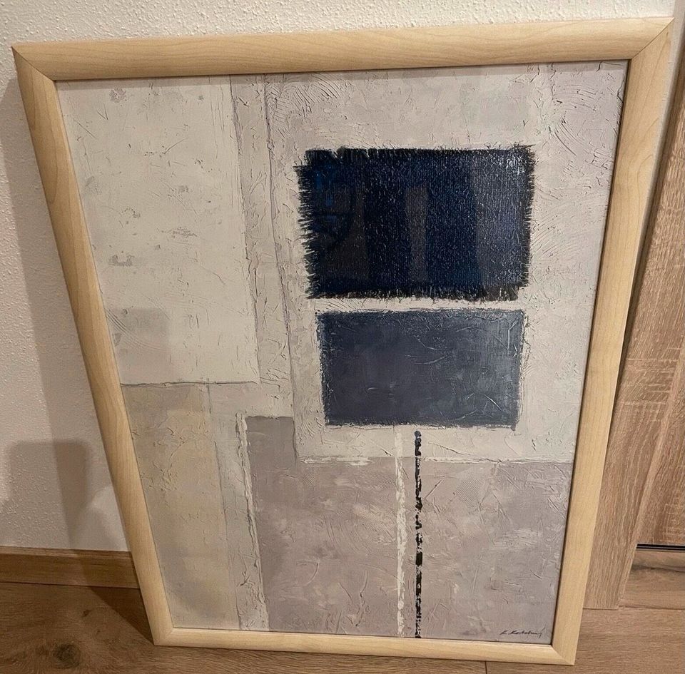 Hochwertiges modernes Bild Holzrahmen aus Ahorn 76x55 cm -wie neu in Lich