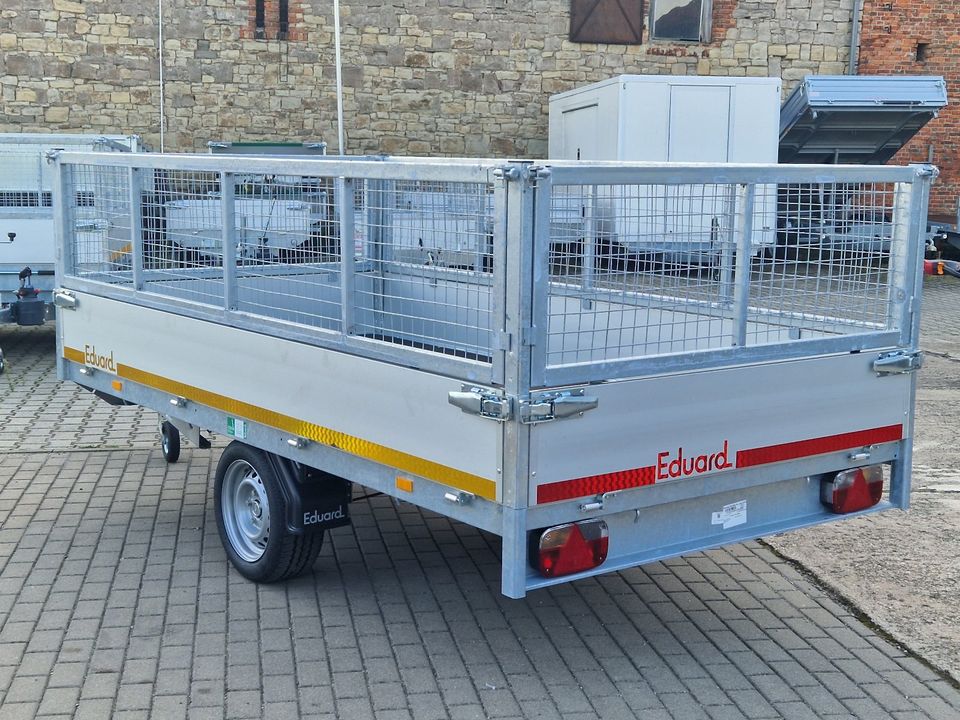 Eduard 1.500kg | Hochlader | 3,10m x 1,60m | mit Laubgitter | SONDERPREIS / 3116 in Neundorf