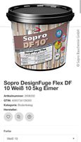 Sopro DesignFuge Flex DF 10 Weiß 10 5kg Eimer weiss Hessen - Marburg Vorschau