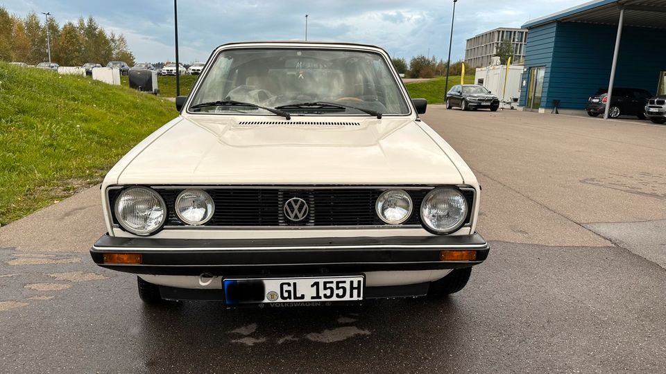 Volkswagen Golf 1 Cabrio 1.6 GL155 1986 H-Zul. Oldtimer in Ravensburg