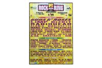 ROCK AM RING 2001 KONZERT POSTER DIN A1 PLAKAT guns n' roses Berlin - Lichtenberg Vorschau