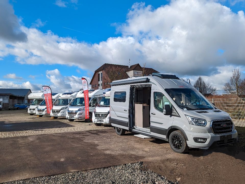 Jetzt 10% Rabatt Wohnmobil oder Wohnwagen mieten /Campervan/Alkoven/Etagenbett/Einzelbetten/Vorzelt/Kastenwagen/Caravan/Vermietung/Wohnmobile in Hohenwarsleben