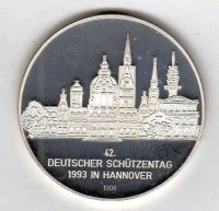Silbermedaille 1993. 42. Deutscher Schützentag Hannover Baden-Württemberg - Freiburg im Breisgau Vorschau