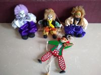 3 Clown Pozellan, Hampelmann-Clown Geiger Holz Rheinland-Pfalz - Bundenbach Vorschau