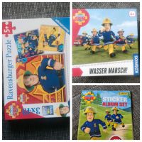 Feuerwehrmann Sam Puzzle,Spiel Wasser Marsch je 3€+Stickerheft 0€ Sachsen - Machern Vorschau